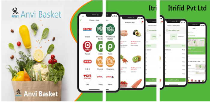 Grocery Android Apps with Backend, Manager and Driver App