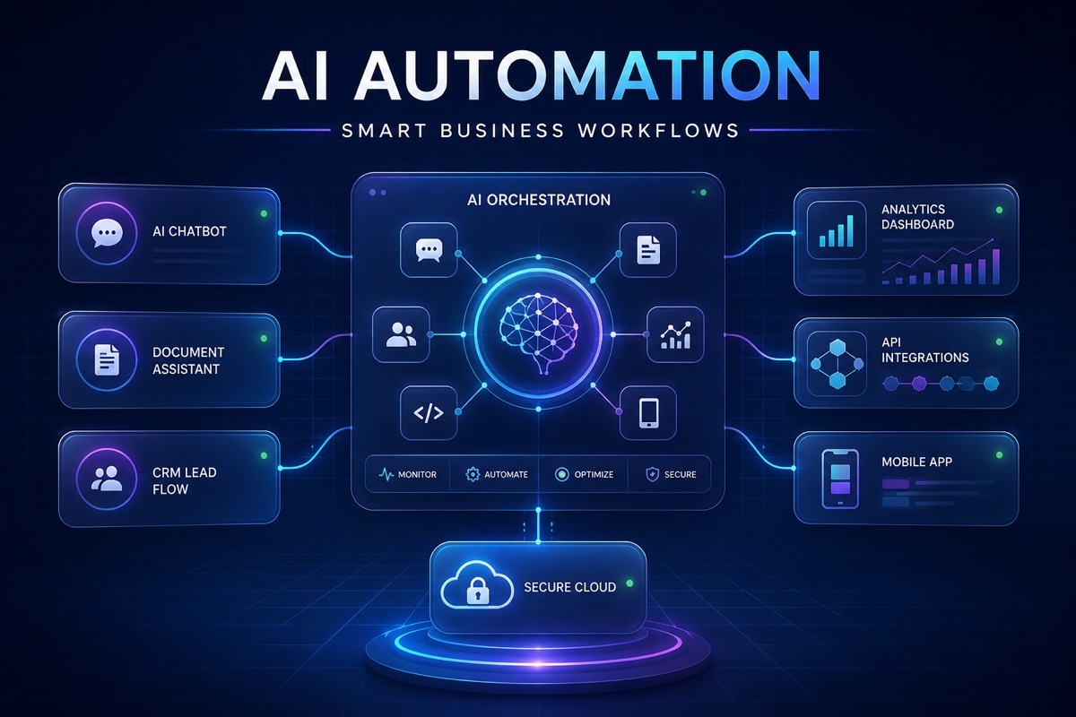 AI automation and smart business workflow platform by Itrifid