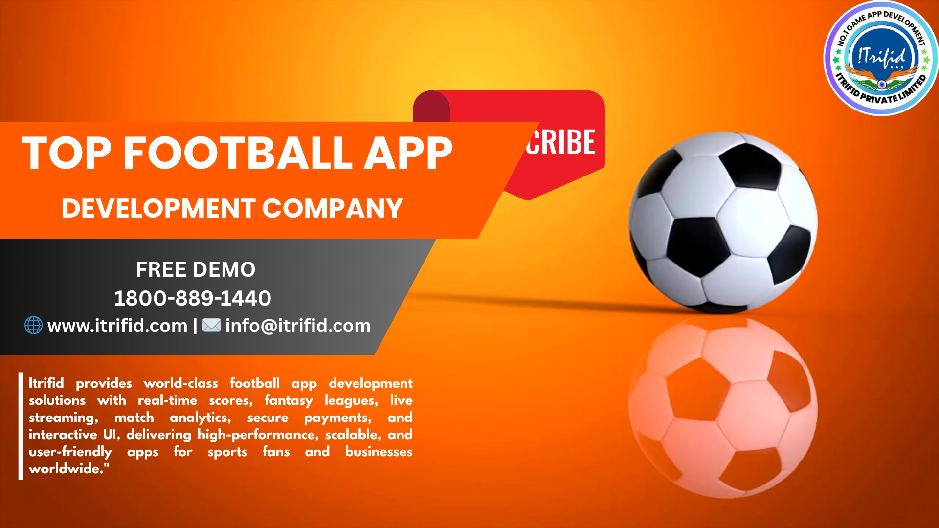 Football API Provider Company - Itrifid Pvt. Ltd.